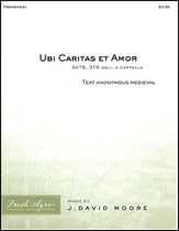 Ubi Caritas et Amor SATB choral sheet music cover